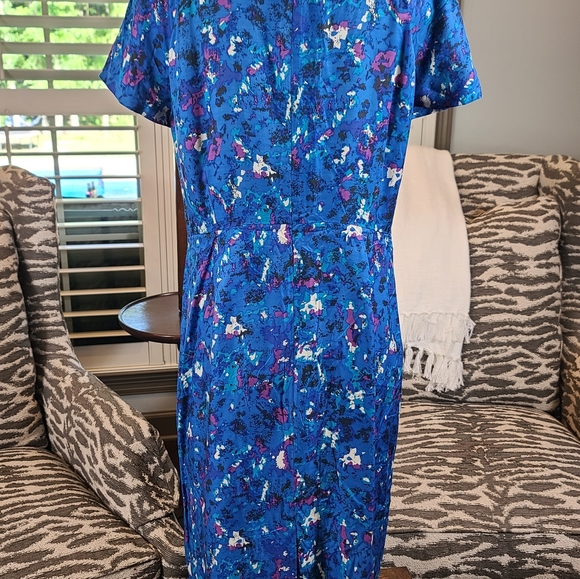 Boden Retro Style Draped Collar Size 12L - Picture 5 of 10